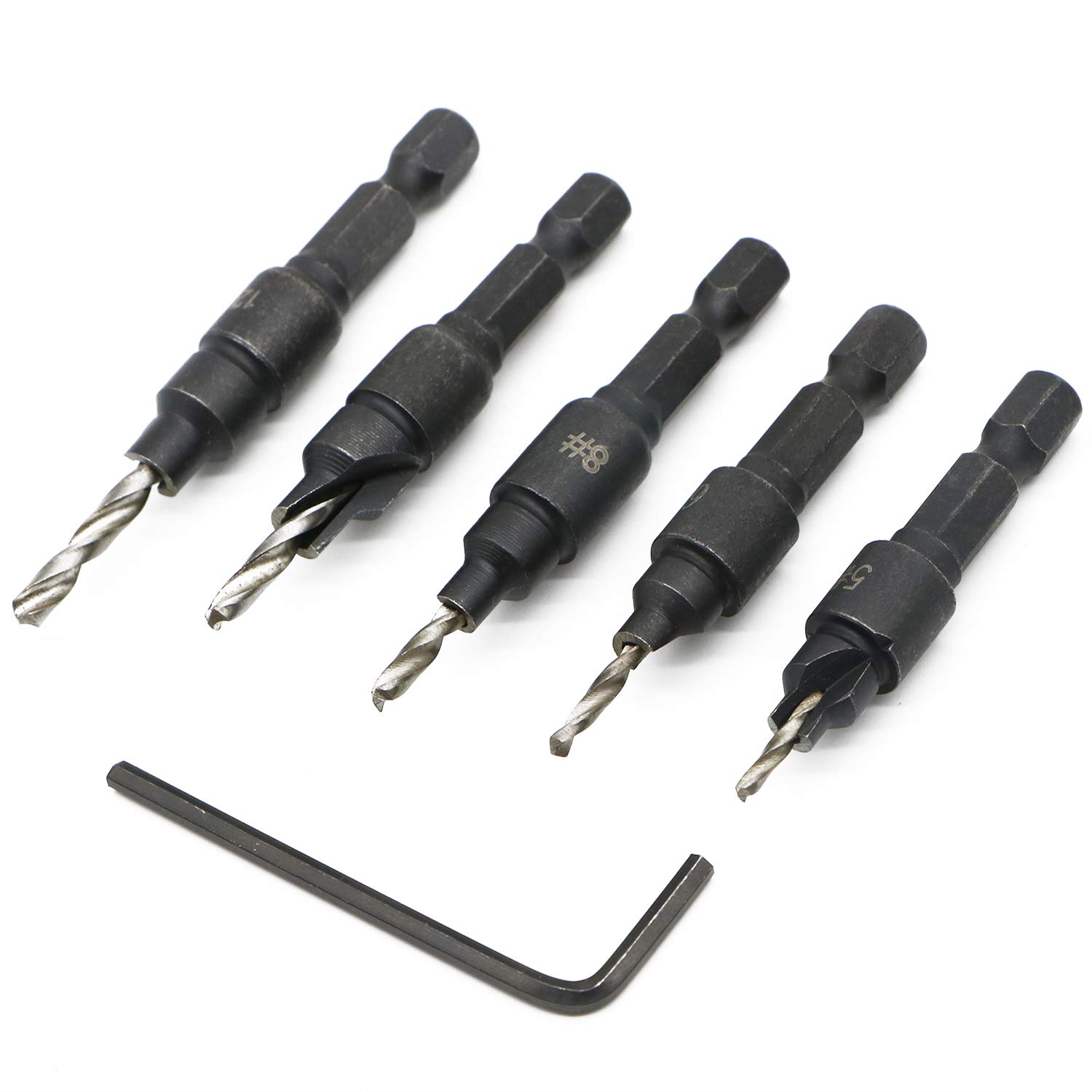 Trend Snap/Cs/Set 5pc Countersink Set