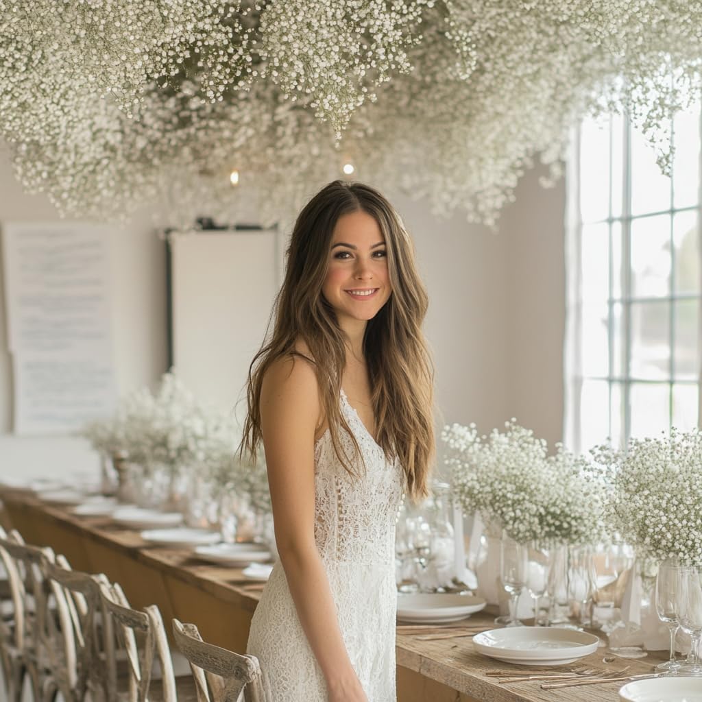 GlobalRose 30 Stems of Fresh Cut Gypso Perfecta Fillers - Baby's Breath Fillers - Fresh Flowers Perfect for Wedding