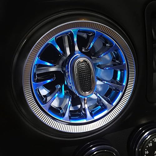 Miniatura 2 de FURYENGRAVER Luces de ambiente LED de ventilación de aire, 32 colores, luz ambiental, salidas de turbina, cubiertas de aire acondicionado para Jeep
