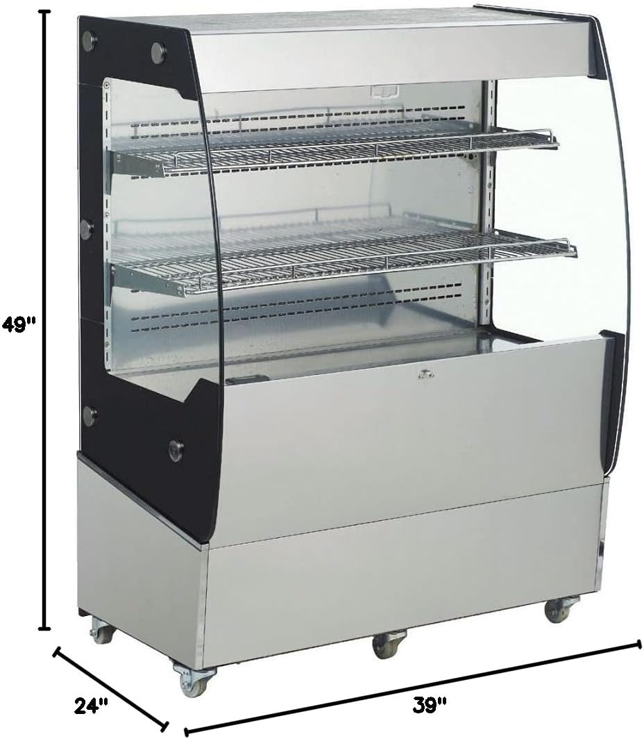 Commercial Refrigerator Open Air Merchandiser Slope 28" Grab Showcase Coffee Shop Multideck Chiller NSF Display Cooler cf-260s