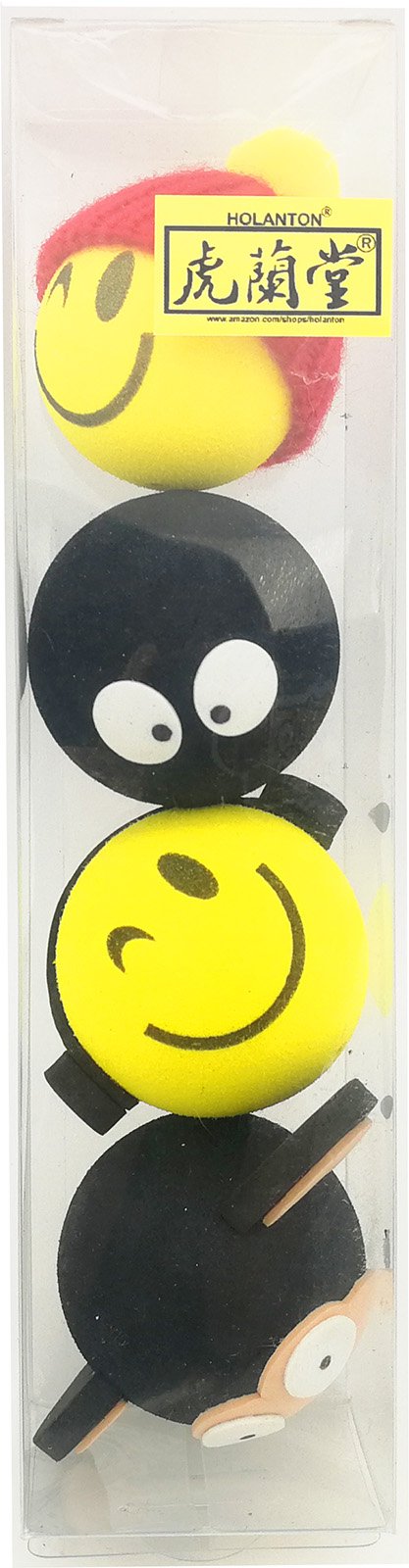 Antenna Topper Cartoon Ball for Car Truck SUV Automotive Exterior Decor Ornament 4pcs (cute, multi)