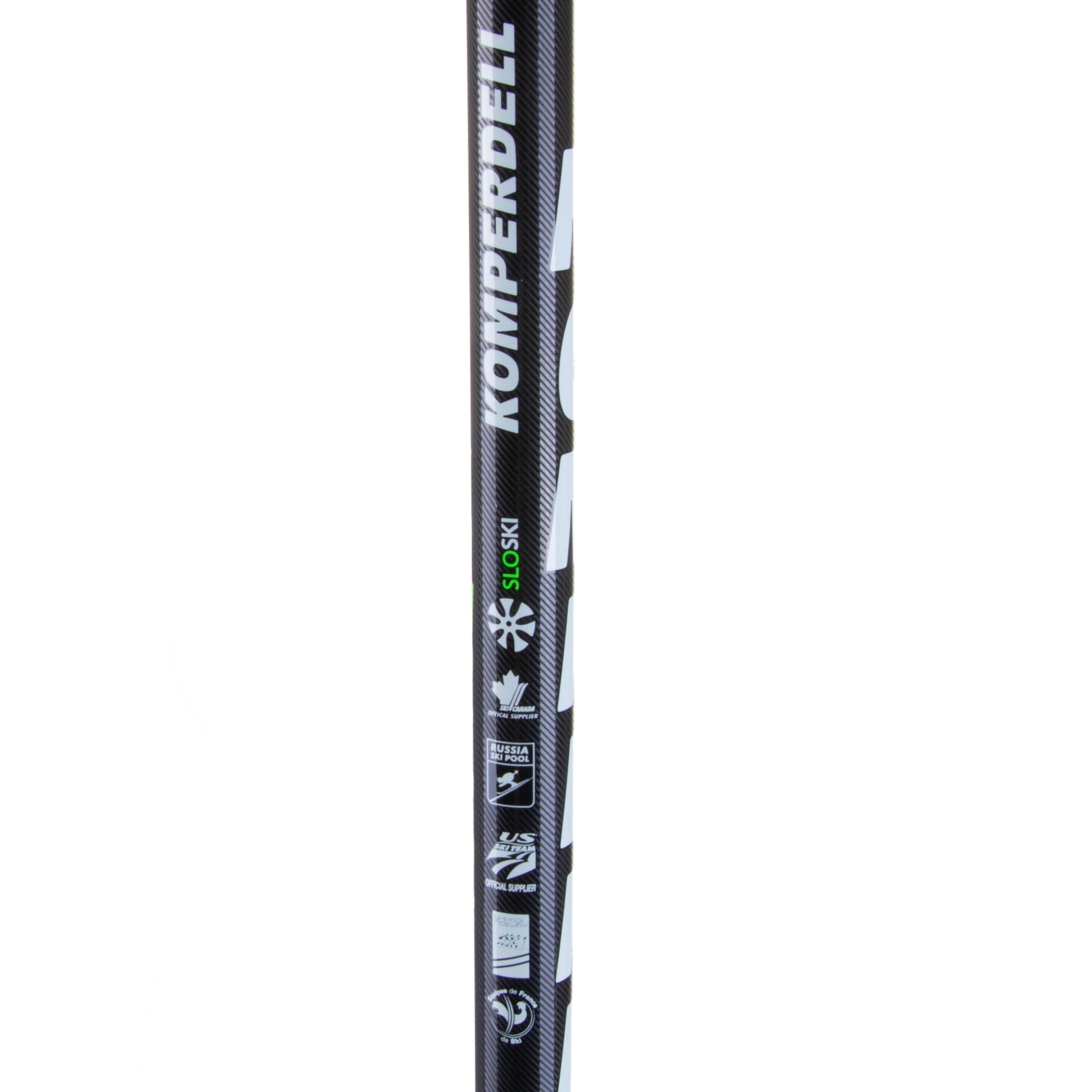 Komperdell Bastoncini da Sci Unisex Adulti Green Fluo 110 - 135 cm
