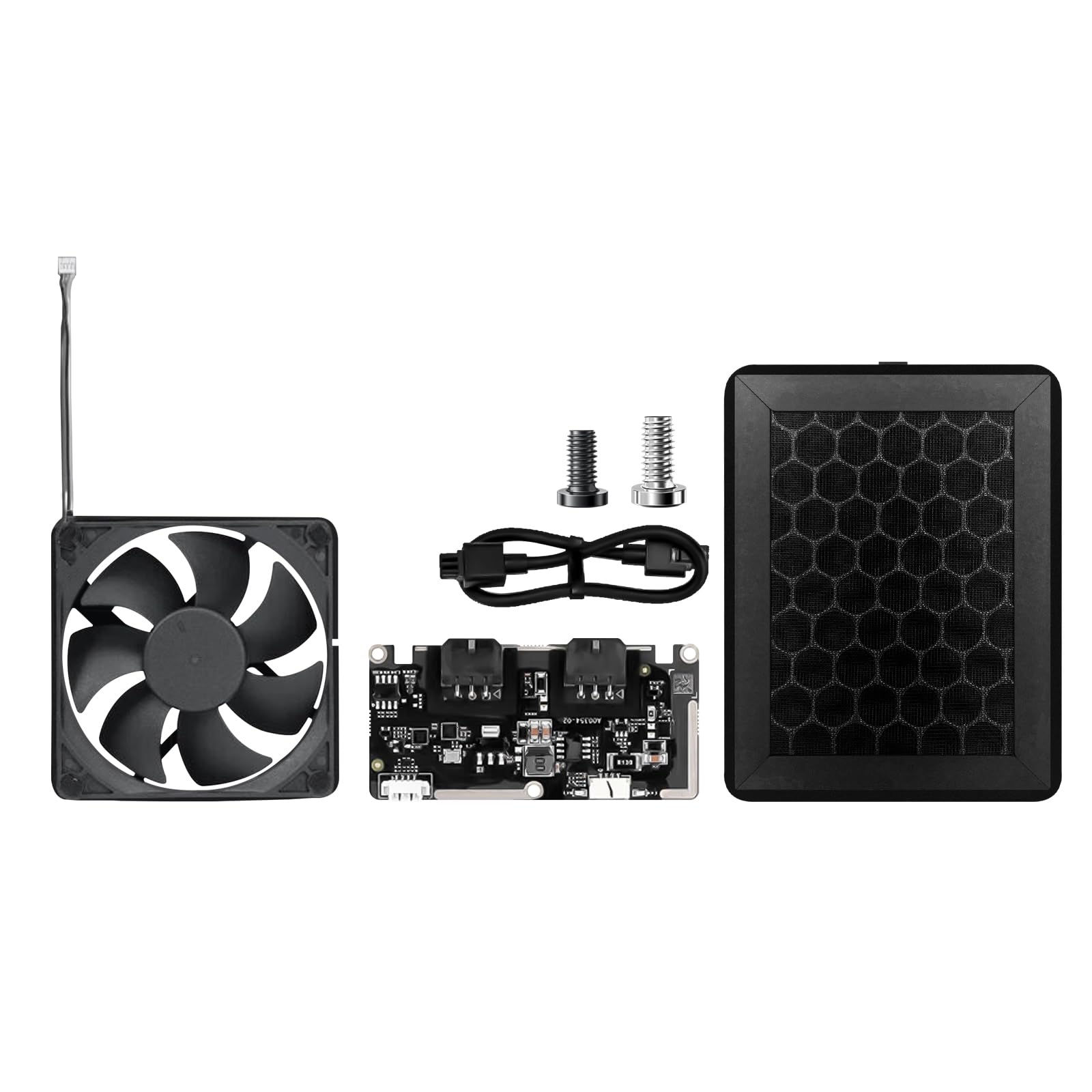 Original Bamboo P2S External Exhaust Fan Kit with Filter for Bambu Lab P2S 3D Printer, Active Airflow Exhaust Ventilation Upgrade - Reduce VOC & Fumes, Improve Filtration & Print Environment
