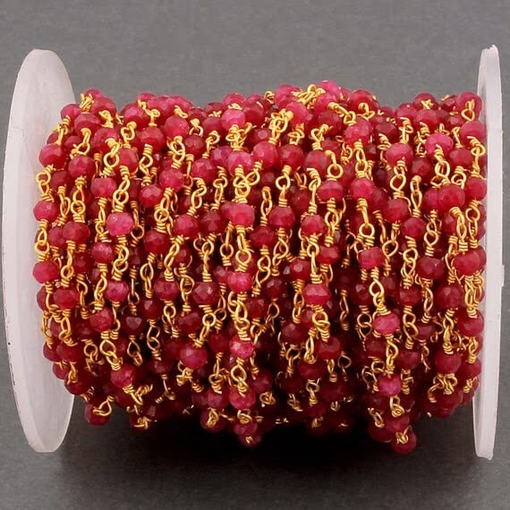 Chaîne rubis agate pour sublimer vos tenues de soirée et bijoux du quotidien