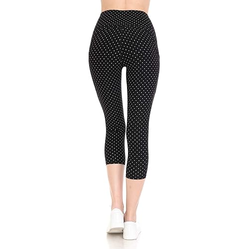 Leggings Depot High Waist Printed Athletic Pants for Women with Pockets for Yoga, Workout, Running, Hiking