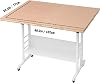 Tektalk Puzzle Table with Folding Table Top Height Adjustment Puzzle Board with 2 Felt Covers and 8 Sorting Trays Enclosed with 4 Roller Wheels for up to 2000 Puzzle Pieces