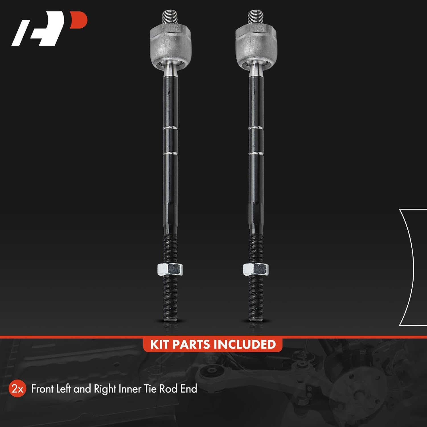 A-Premium 2 x Front Inner Tie Rod Ends, Compatible with Ford Explorer & Mercury Mountaineer, 2002 2003 2004 2005
