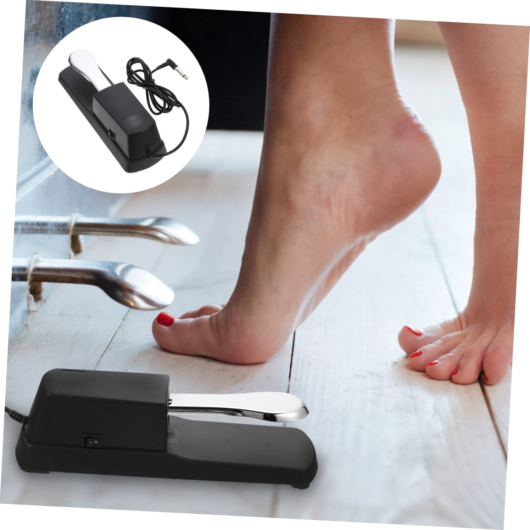 NULYLU Piano Sustain Pedal for Keyboards Thickened Electronic Piano Pedal Accessory
