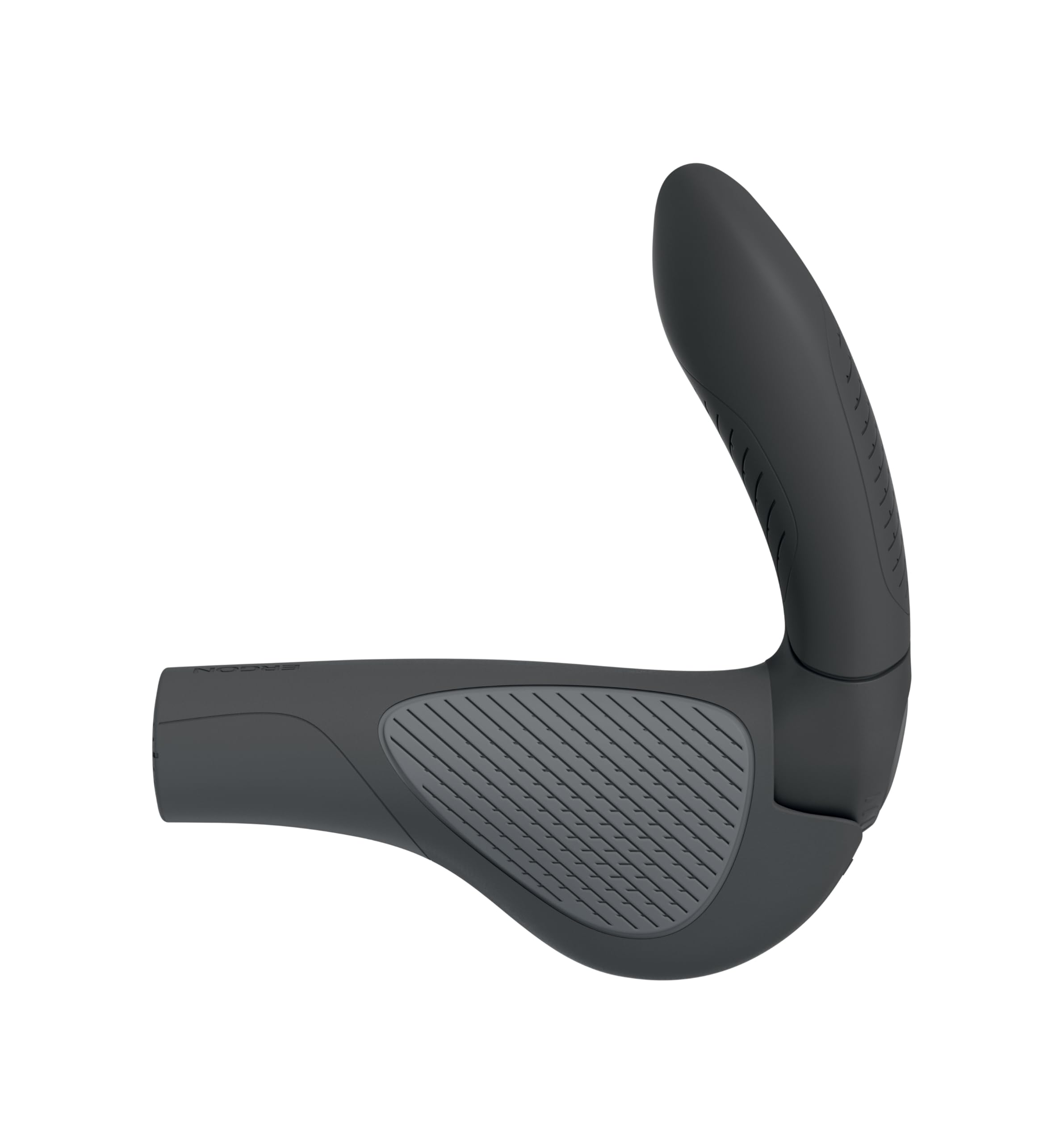 Ergon GP4 EVO Fahrradgriffe mit eingebauten Lenkerenden, Schwarz, Größe L