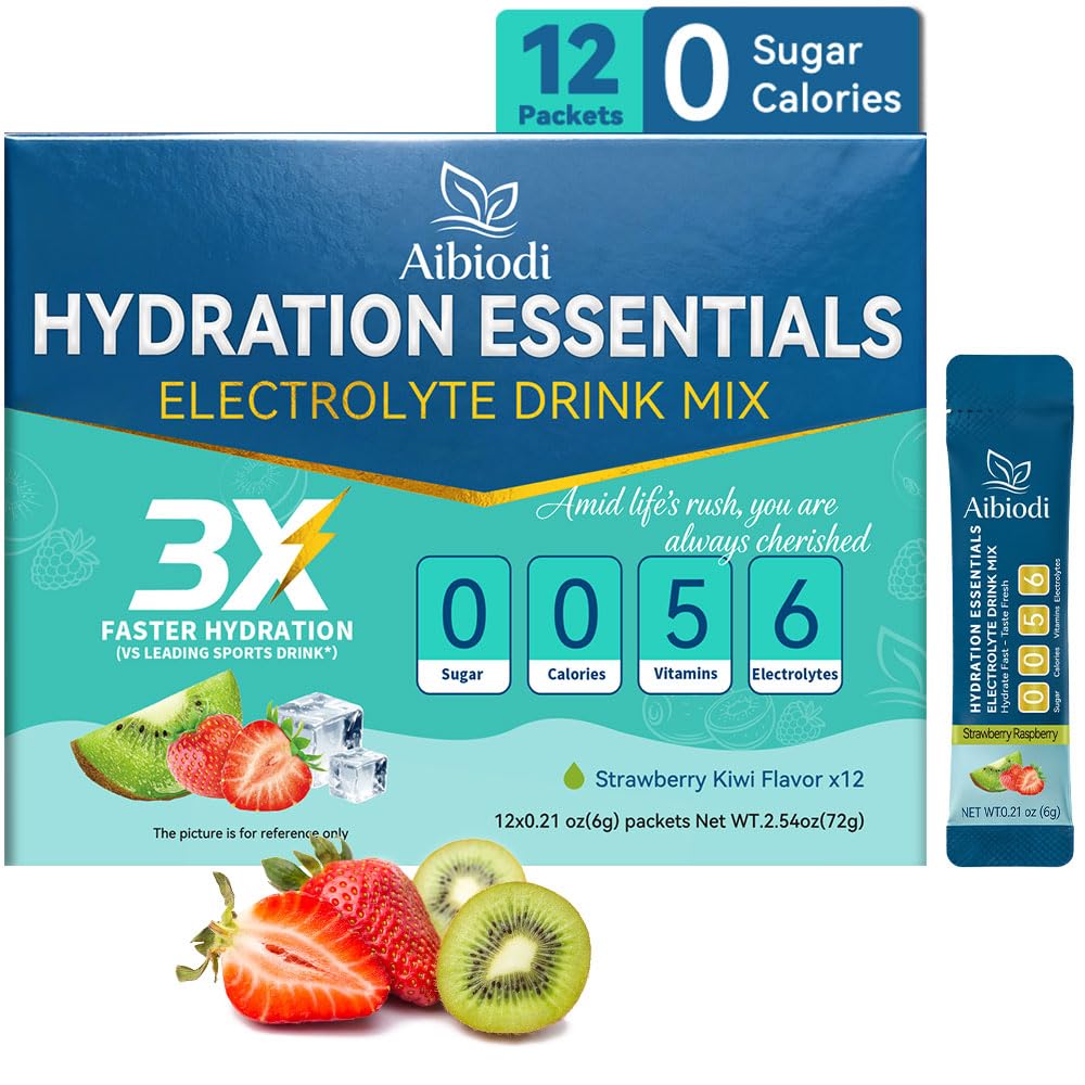 Electrolytes Powder Packets - Sugar Free & Zero Calorie Liquid Daily IV Drink Mix - Instant Hydration & Energy Supplement with 6 Electrolytes and 5 Vitamins, Keto Friendly & Vegan - 36 Sticks — Amazon image 25