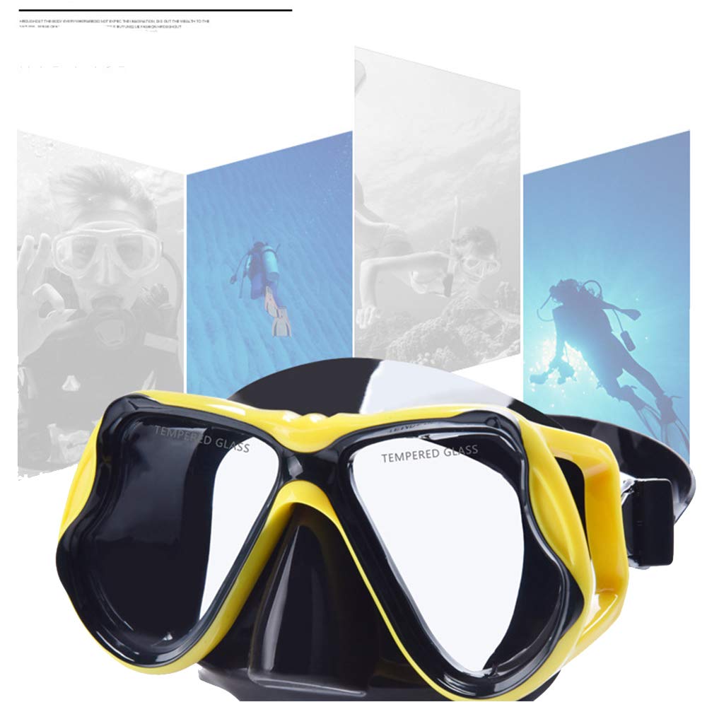 Schnorchel-Freediving-Maske, Taucherbrille, 180°-Panorama-Taucherbrille, für Erwachsene/Schnorcheln/Tauchen/Schwimmen