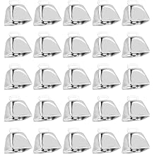 Quacoww 36 Pieces Christmas Jingle Bells Metal Cow Bells Craft Bells Small Bell Mini Bells DIY Bells for Wreath, Holiday Home and Hanging Christmas Wind Chimes Making