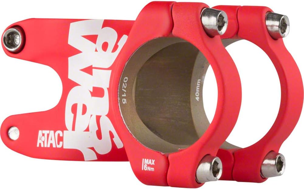 Answer ATAC AME 31.8 Stem 40mm +/- 0 Degree Red
