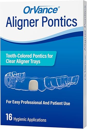 Aligner Pontics  Reemplazo temporal de dientes para Invisalign, bandejas de alineador y retenedores transparentes durante el tratamiento de
