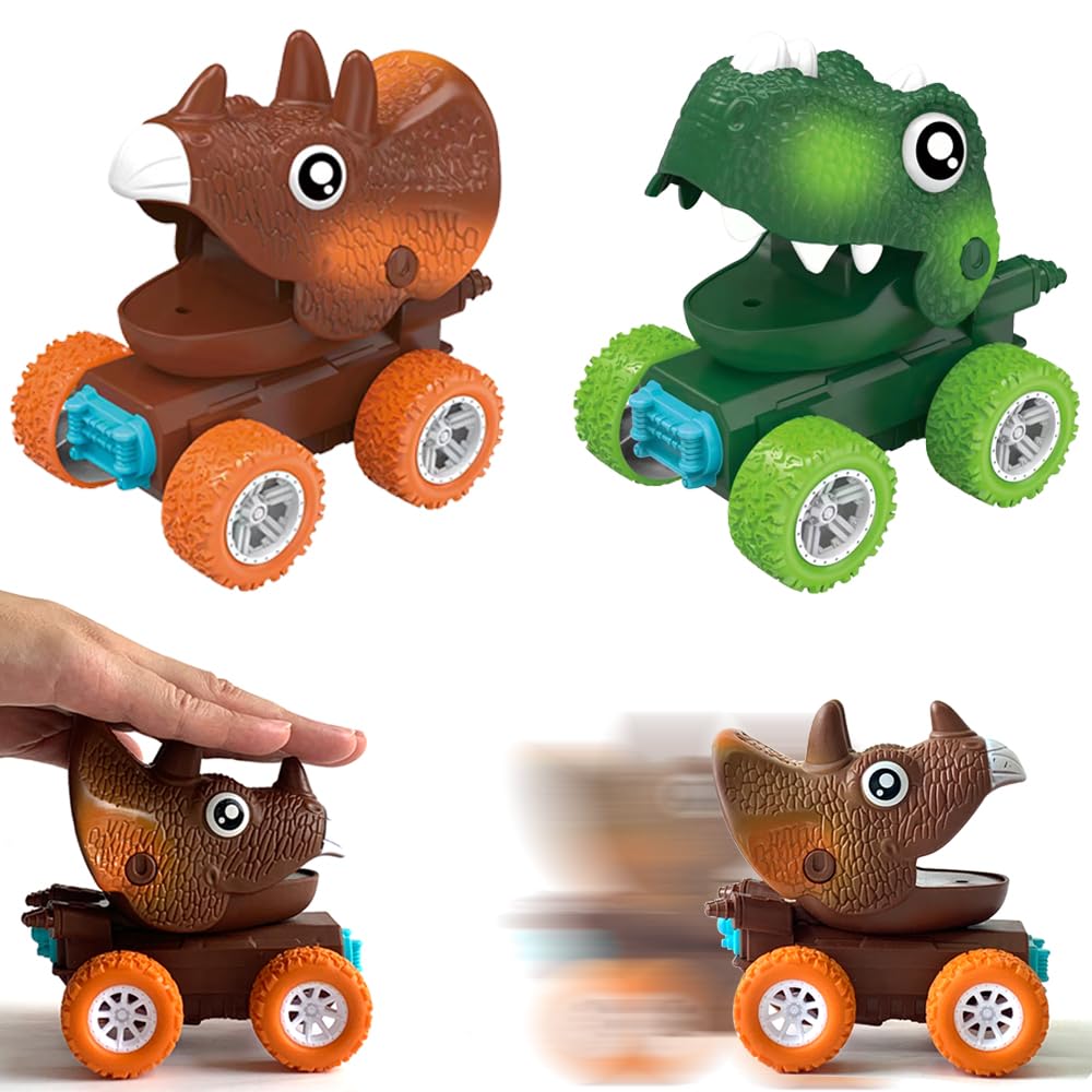 Tassino Dinosaur Toys for Kids Figure Car Toy, Press and Go Vehicle, Animal Playing Set for Children Gift (2 in 1) (B0C4D59Y5C) Amazon Price History, Amazon Price Tracker