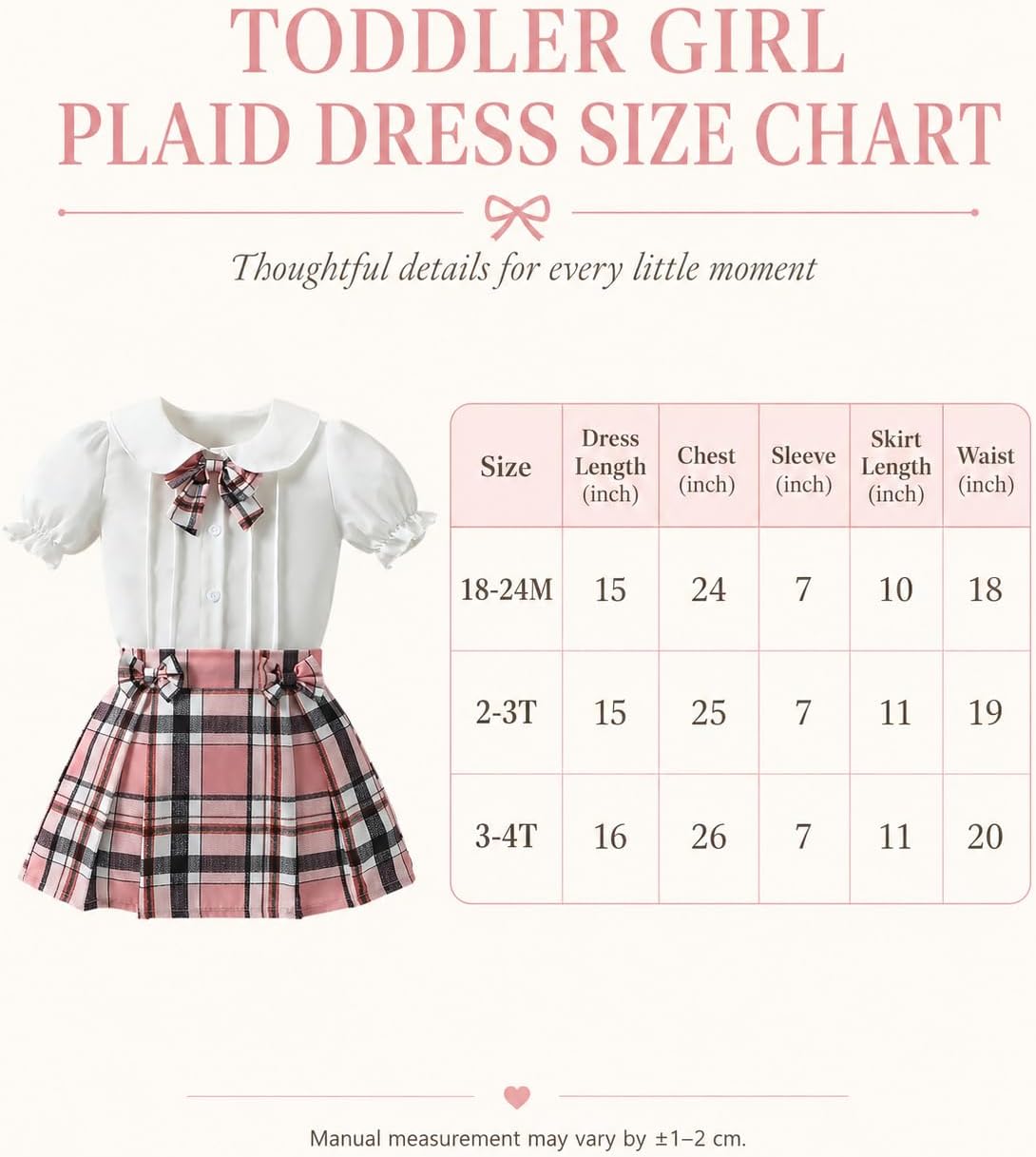 ChuYuKu Toddler Girl Summer Outfit School Uniform Set Preppy Style Blouse Pleated Skirt 2PCS Casual Daily Holiday Clothes