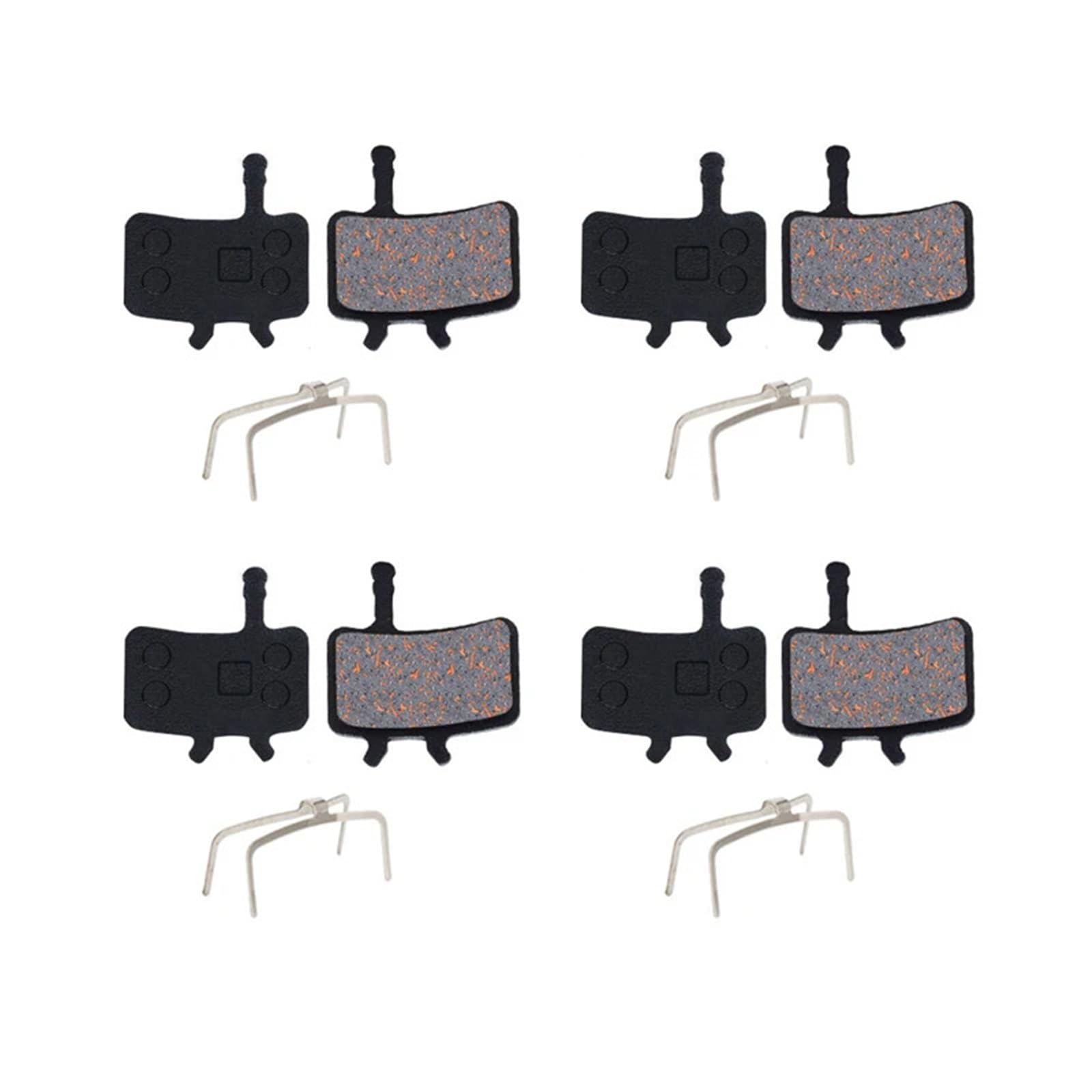 AOLUOER 4 Pairs Semi-Metallic Bicycle Disc Brake Pads For A//v//i//d E//l//i//x//i//r BB5 BB7 J//u//i//c//y 3 5 7 S//R//A//M X//O MTB Bike Cycling Brake Parts