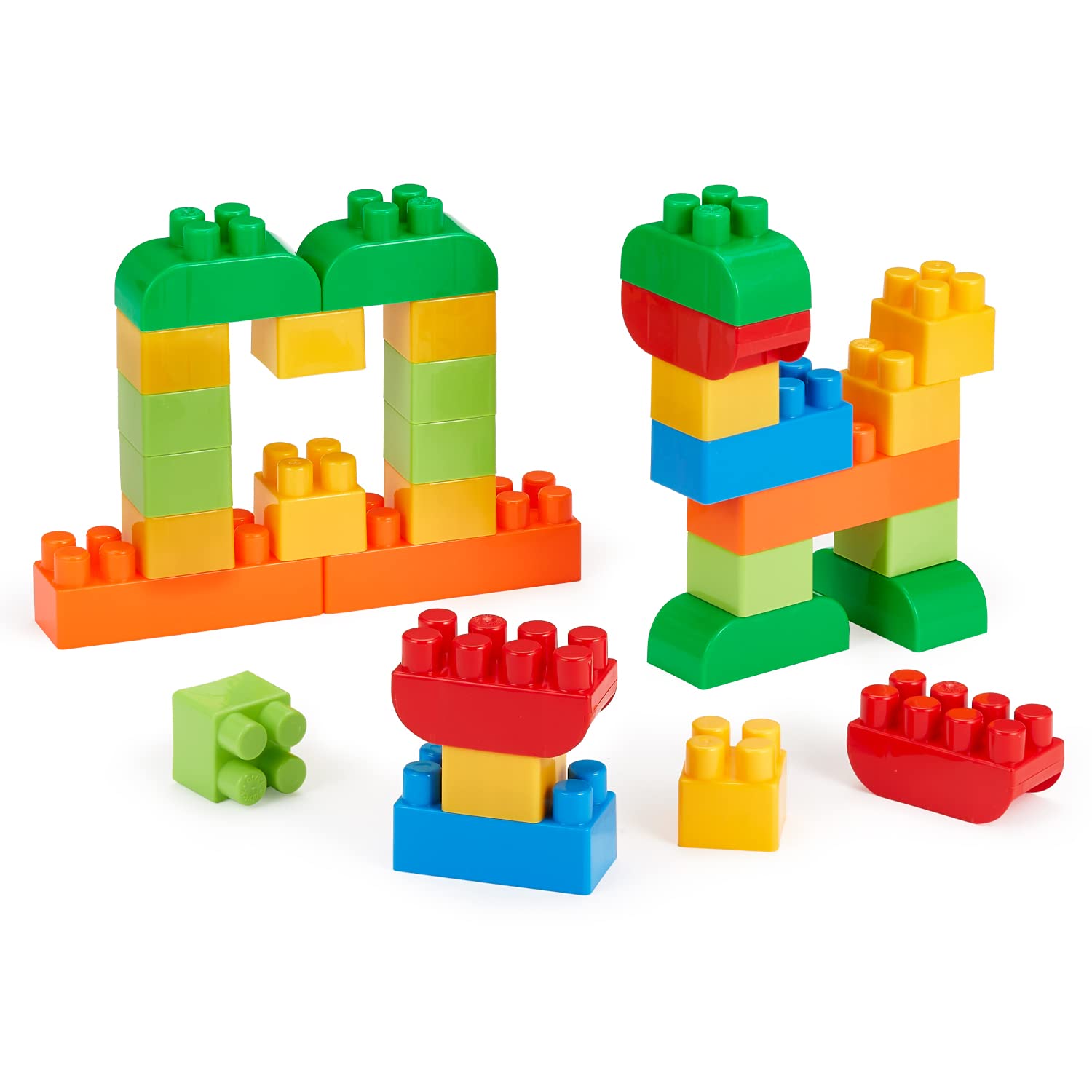 Zebrix Lot De 50 Blocs De Construction XXL - 4 Couleurs - Grands Bl De Construction En Rouge Vert Bleu Et Jaune 50 Pi Amz B09j583