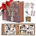 Produktbild MMTX DIY Scrapbook Fotoalbum, Our Adventure Book Gästebuch Album für Reise Valentinstag Hochzeit Geburtstag Jahrestag Geschenk 80 Seiten (40 Blatt) mit Aufbewahrungsbox und Zubehör-Kit