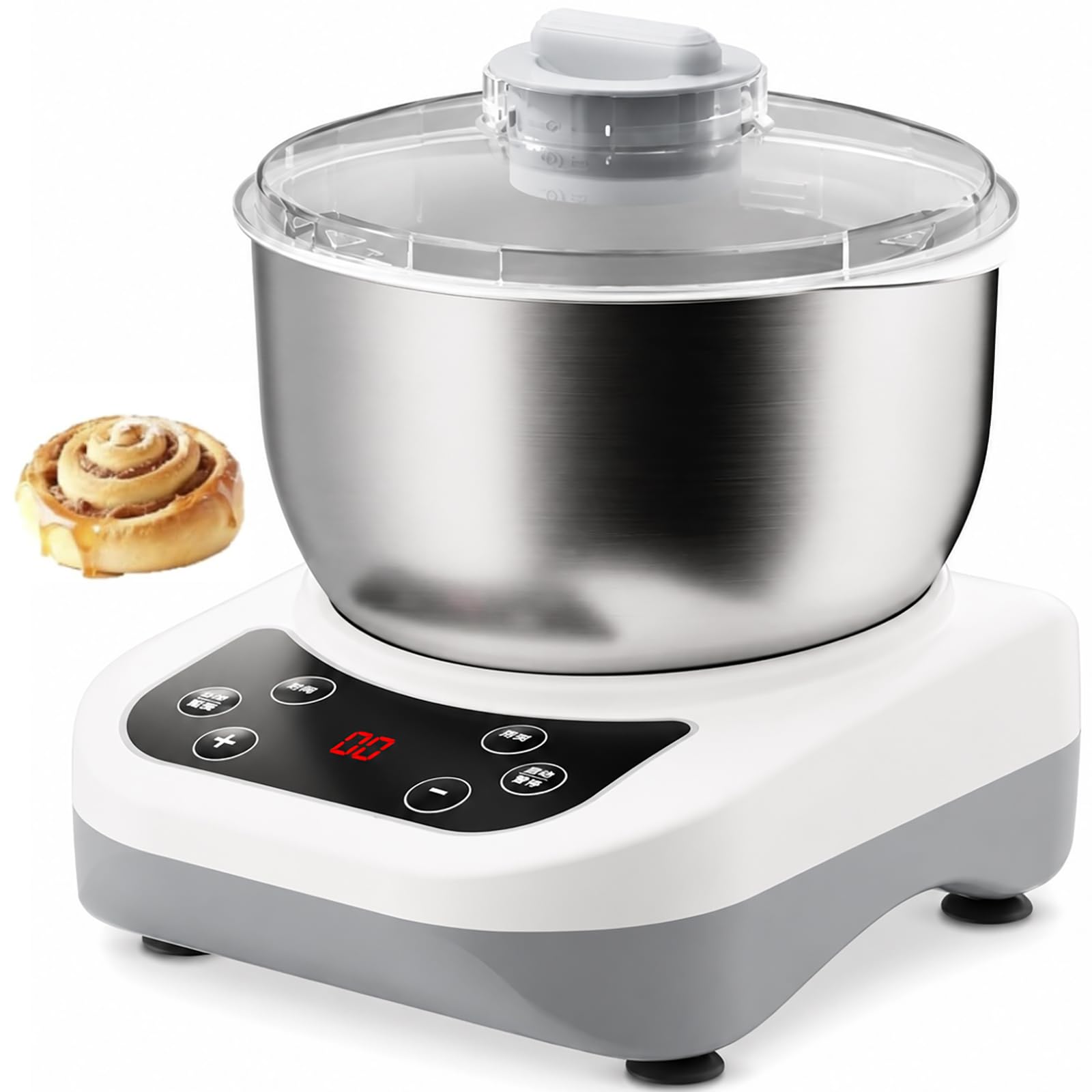 Macchina Impastatrice Automatica 7L/9L con Ciotola in Acciaio Inossidabile