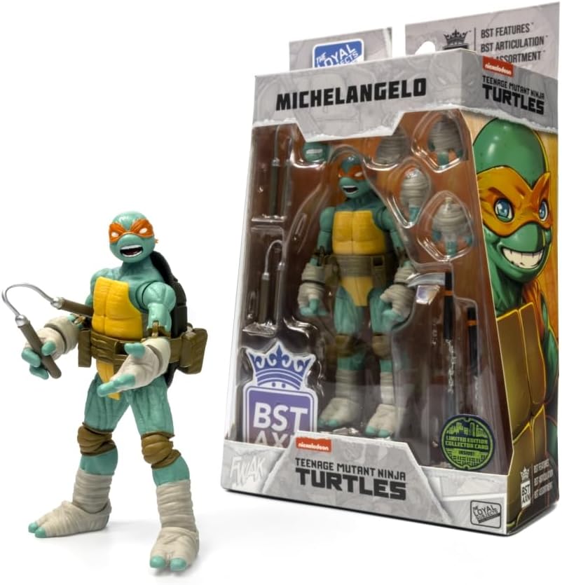 Teenage Mutant Ninja Turtles BST AXN Michelangelo IDW Inspired Comic Heroes 5-inch Action Figure