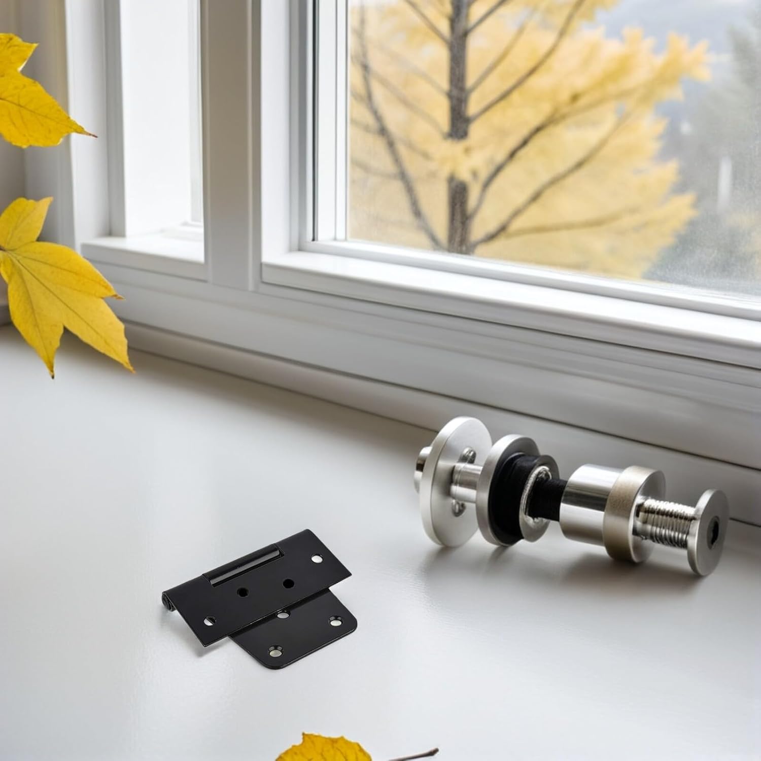 Heavy Duty Shed Door Hinges and Barn Gate Hinges 5pcs Metal Exterior Gate Hardware for Deck, Fence, and Security Door Applications