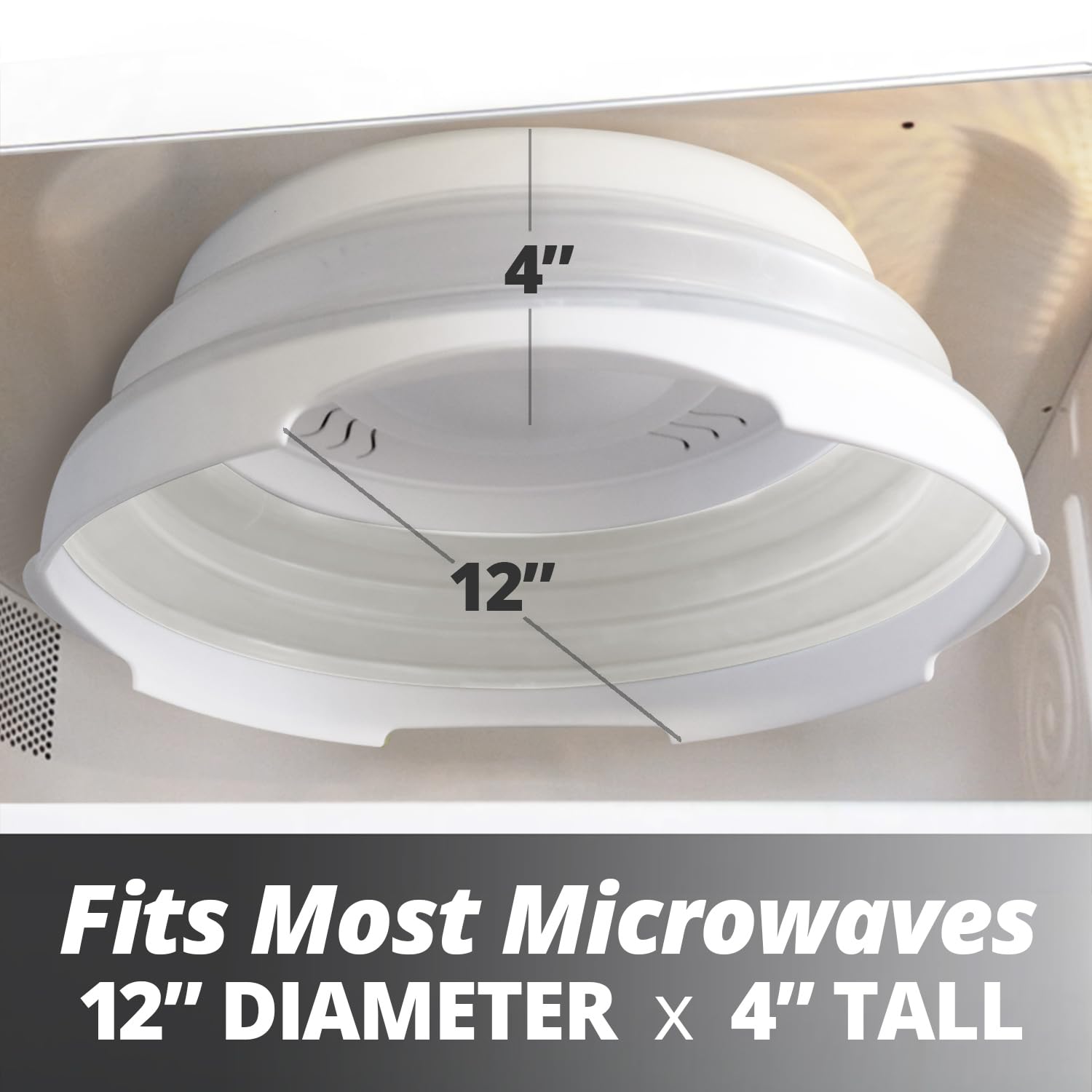 Magnetic Microwave Splatter Cover - Prevents Splatters! -7 Magnetic Microwave Splatter Cover - Prevents Splatters! -7