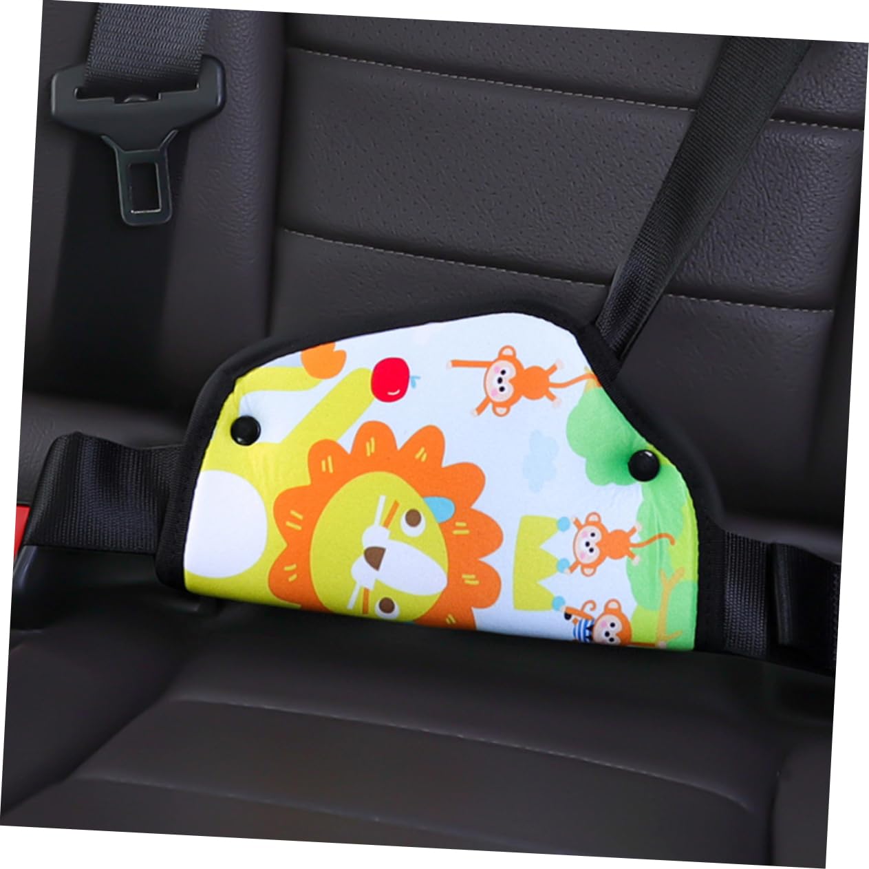 MAGICLULU 4 Set Cuscino Protettivo per Cintura Sicurezza per Imbottitura e Design Carino per Comfort Adatto per Diverse Età Facile da Installare e Sicuro Durante