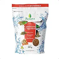 Ração Premium Peixes Poytara Carnívoros Superfície Sticks Flutuantes 50% Farinha de Peixe 800g