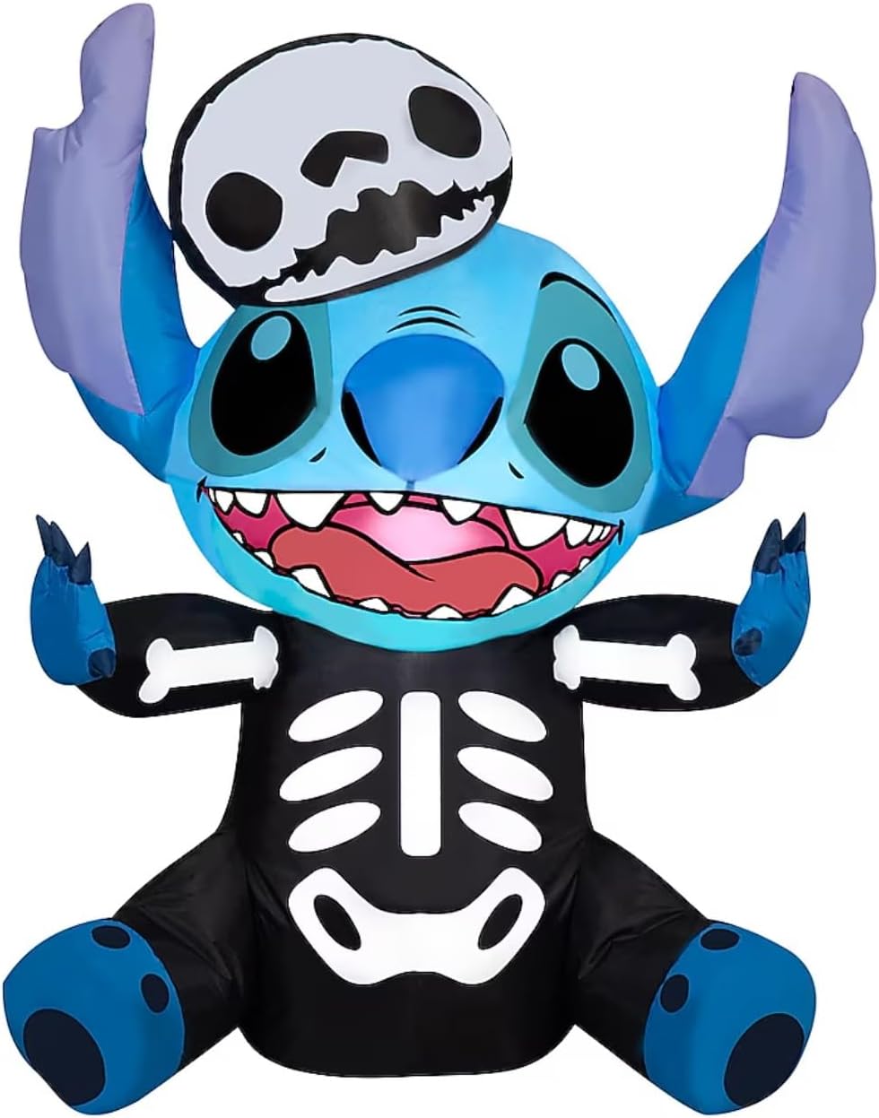 Halloween Disney 3-ft LED Stitch in Skeleton Costume Inflatable