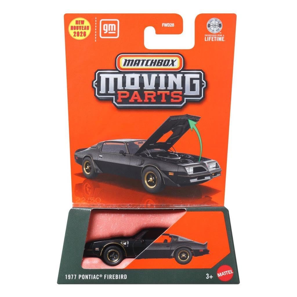Matchbox 2026 1:64 Arabalar 1977 PONTIAC FIREBIRD JHV29