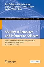 Security in Computer and Information Sciences: Second International Symposium, EuroCybersec 2021, Nice, France, October 25–26, 2021, Revised Selected Papers ... Computer and Information Science Book 1596)