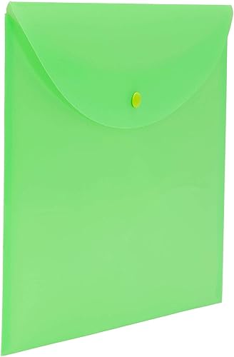 Vista 2 de Smead Sobre del proyecto, cierre a presión, carga superior, tamaño carta, verde, 10 por caja (89683)