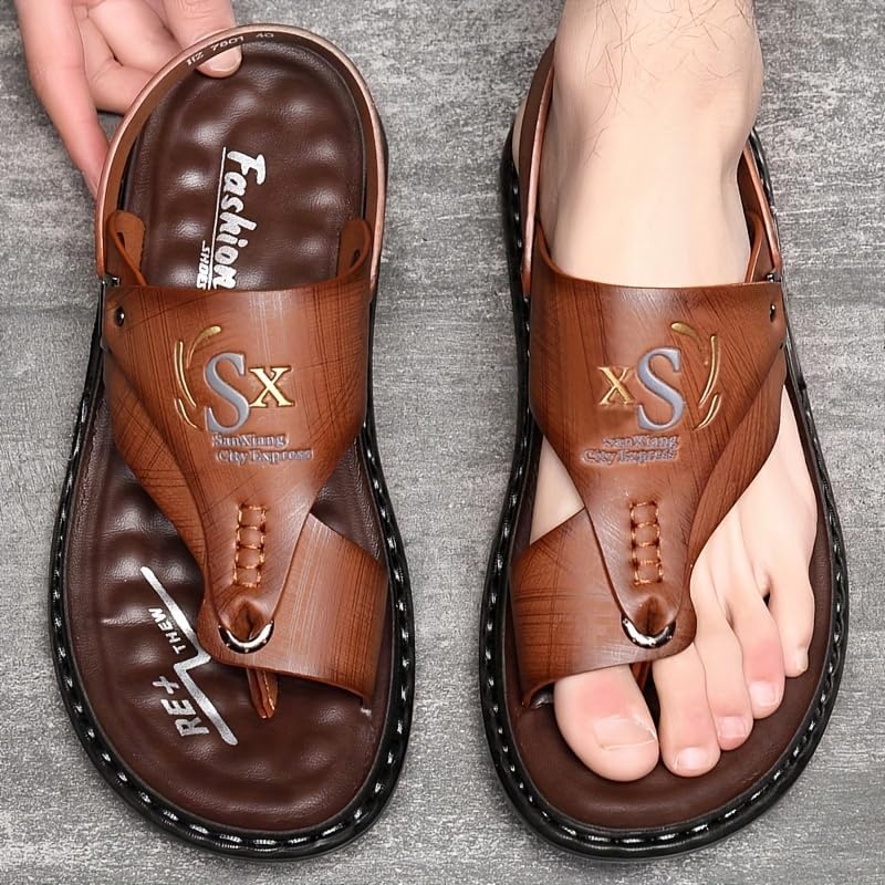Summer Stylish Flat Sandals Men'S Summer Outdoor Trendy Casual Sandals Slippers