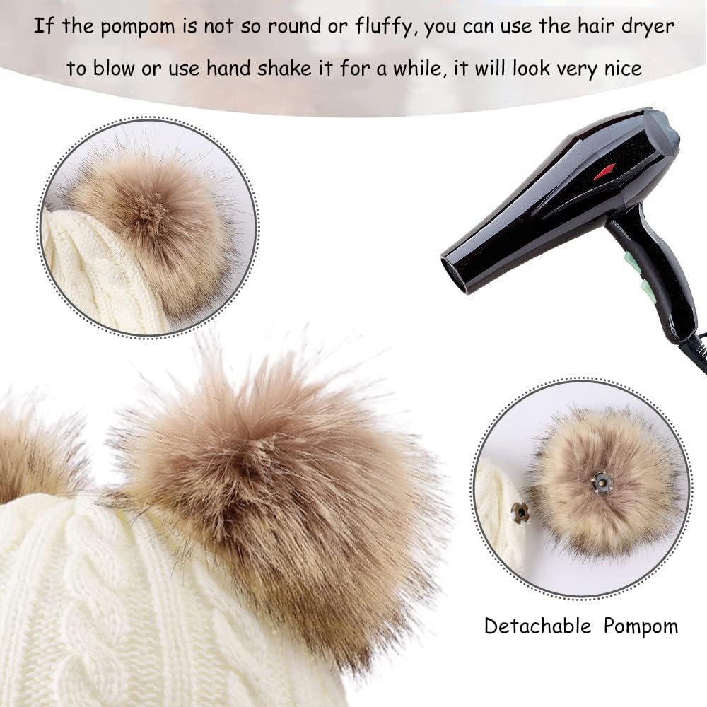 Yuoahcn Kids Winter Beanie Hat Scarf Gloves Set Knit Warm Toddler Winter Cap Gloves Neck Warmer for Boys Girls 1-8 Year - Image 5