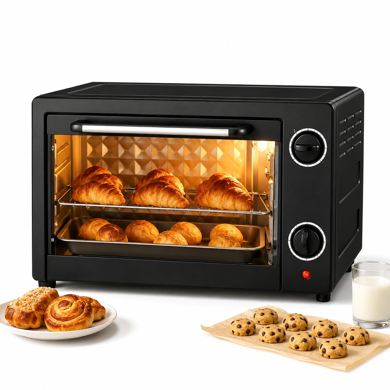 Forno elettrico intelligente, 22 L, 1000 W, 90-230 ° C