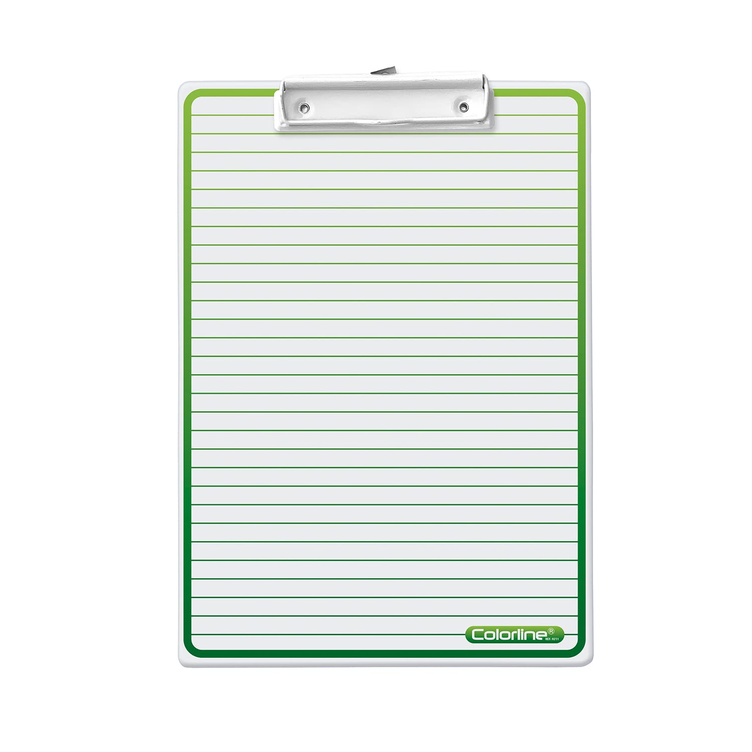 Soporte con Pinza + Falsilla de Escritura Colorline - Ref. 9211VE - (Verde)