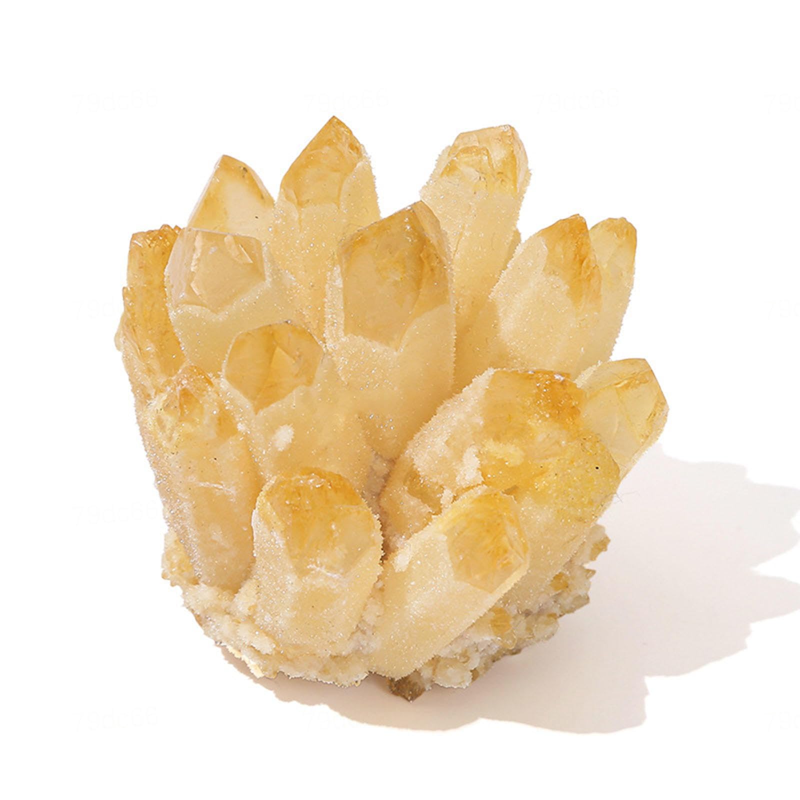 ICXLPMC Citrine Crystal Cluster, Gemstone Decoration for The Mood, Viewing and Decorating