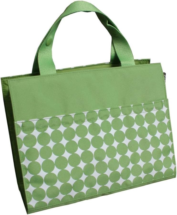 Milano Series Polka Dot Behind The Door Bag, Lime