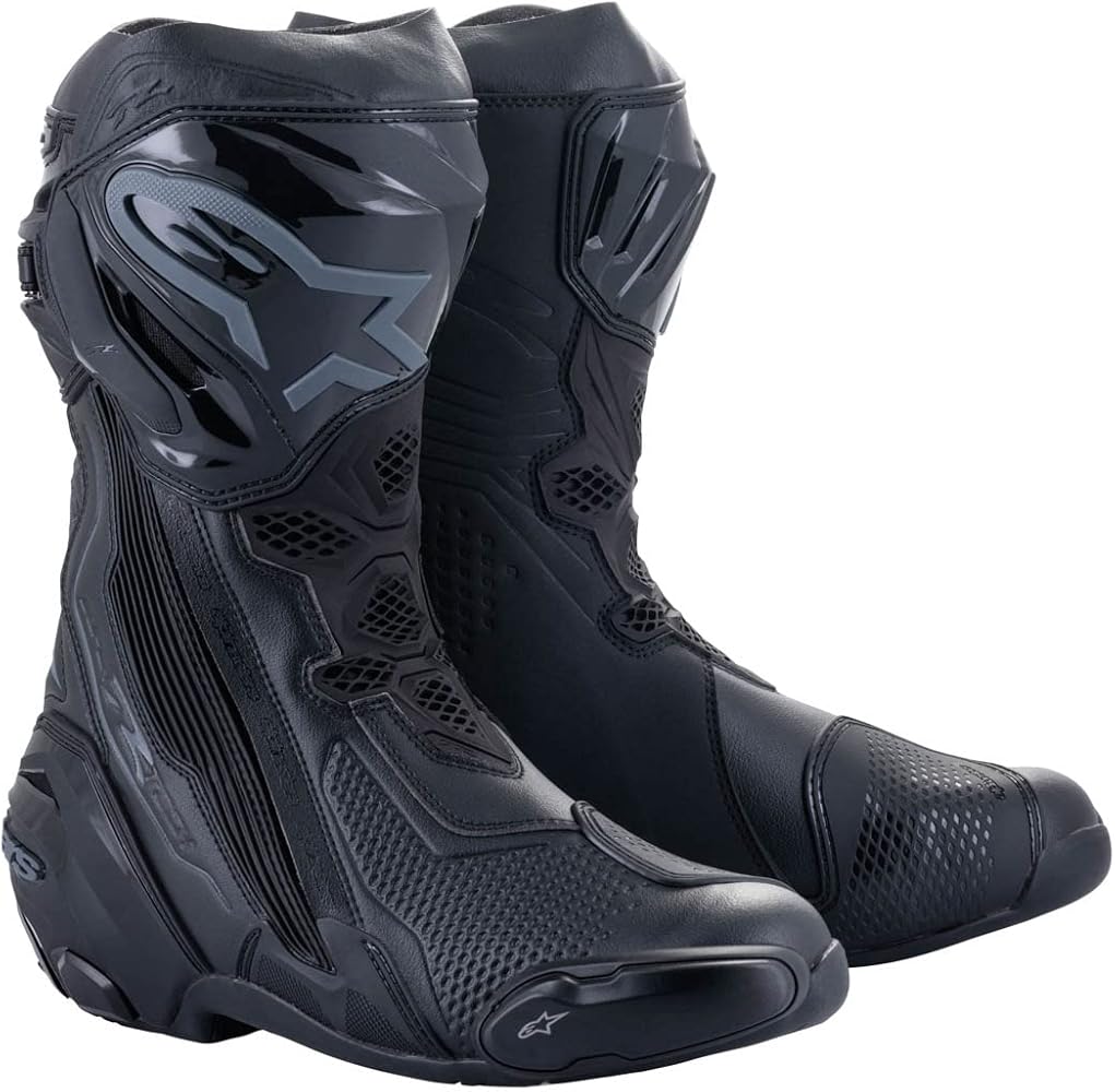 Amazon.com: Alpinestars Supertech R Boots (40) (BLACK/BLACK 