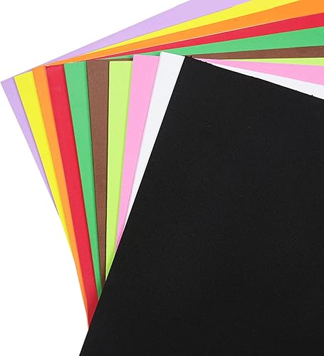 Juego de 10 mejores colores de 0.039 in, 0.079 in, 0.118 in, hoja de espuma para atado de moscas, verde chartreuse, naranja, flotante, mosca, tolva,