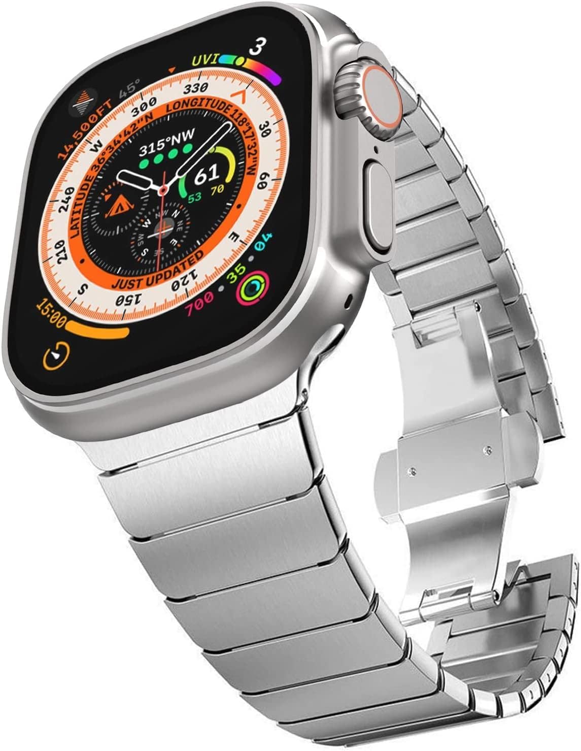 【新品未使用】Apple純正46・49mmステンレススチールリンクブレスレット Amazon.co.jp: MaKTechステンレススチール金属のリンク