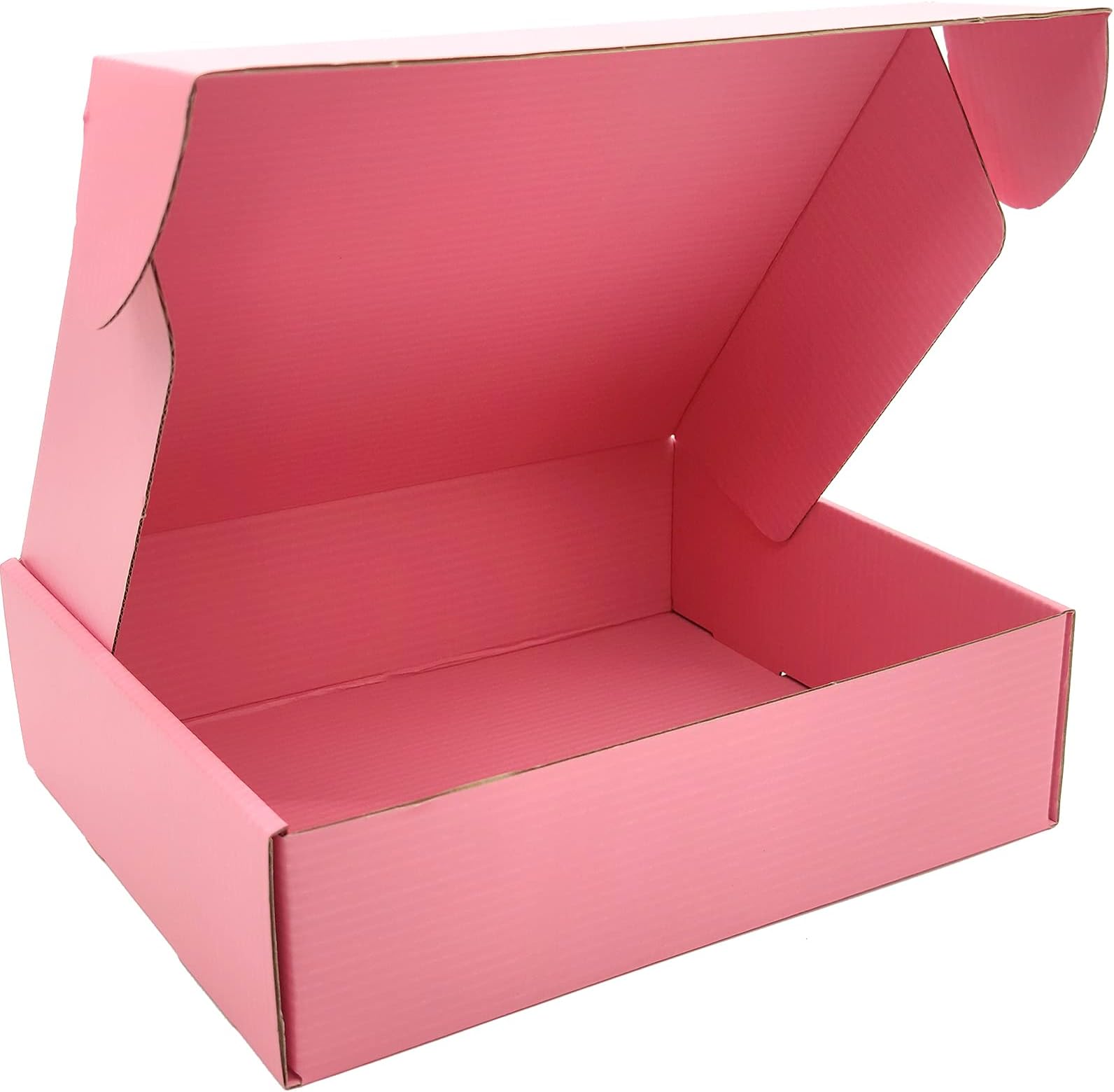 Pink Shipping Boxes for Small Business Pack of 25-10x8x2.7 inches Cardboard Corrugated Mailer Boxes for Shipping Packaging Craft Gifts Giving Products