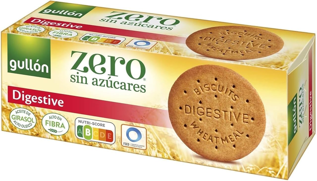 Gullon Biscuits sans sucre Diet Nature Digestive 400 gr. Amazon.fr