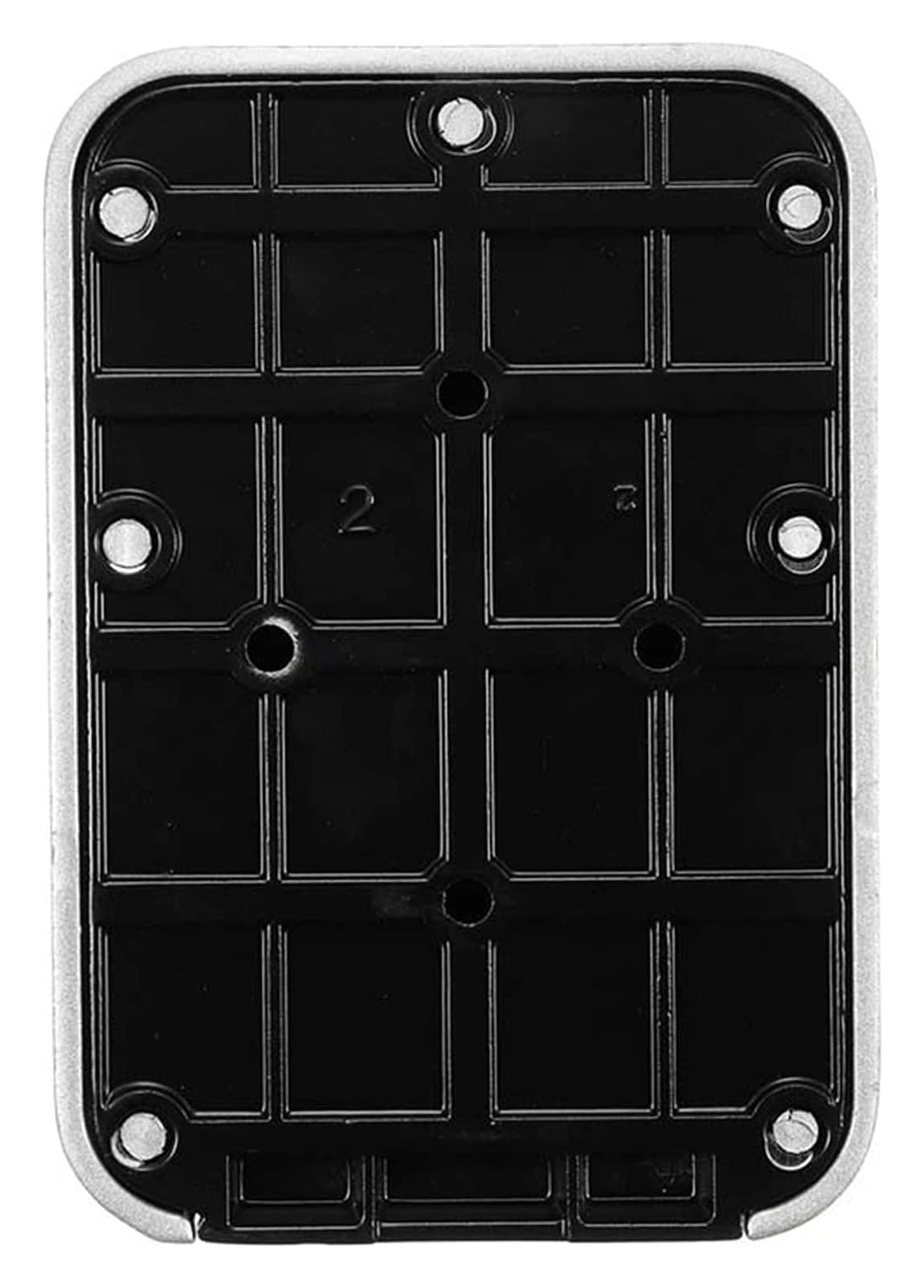 Armoire à clés murale en aluminium avec combinaison à 4 chiffres - Convient pour les entrées d'appartement