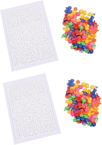 Rompecabezas de uñas de hongo, 186 piezas, rompecabezas de tablero de clavijas, rompecabezas para niños, tablero de clavijas, uñas de hongo, tablero