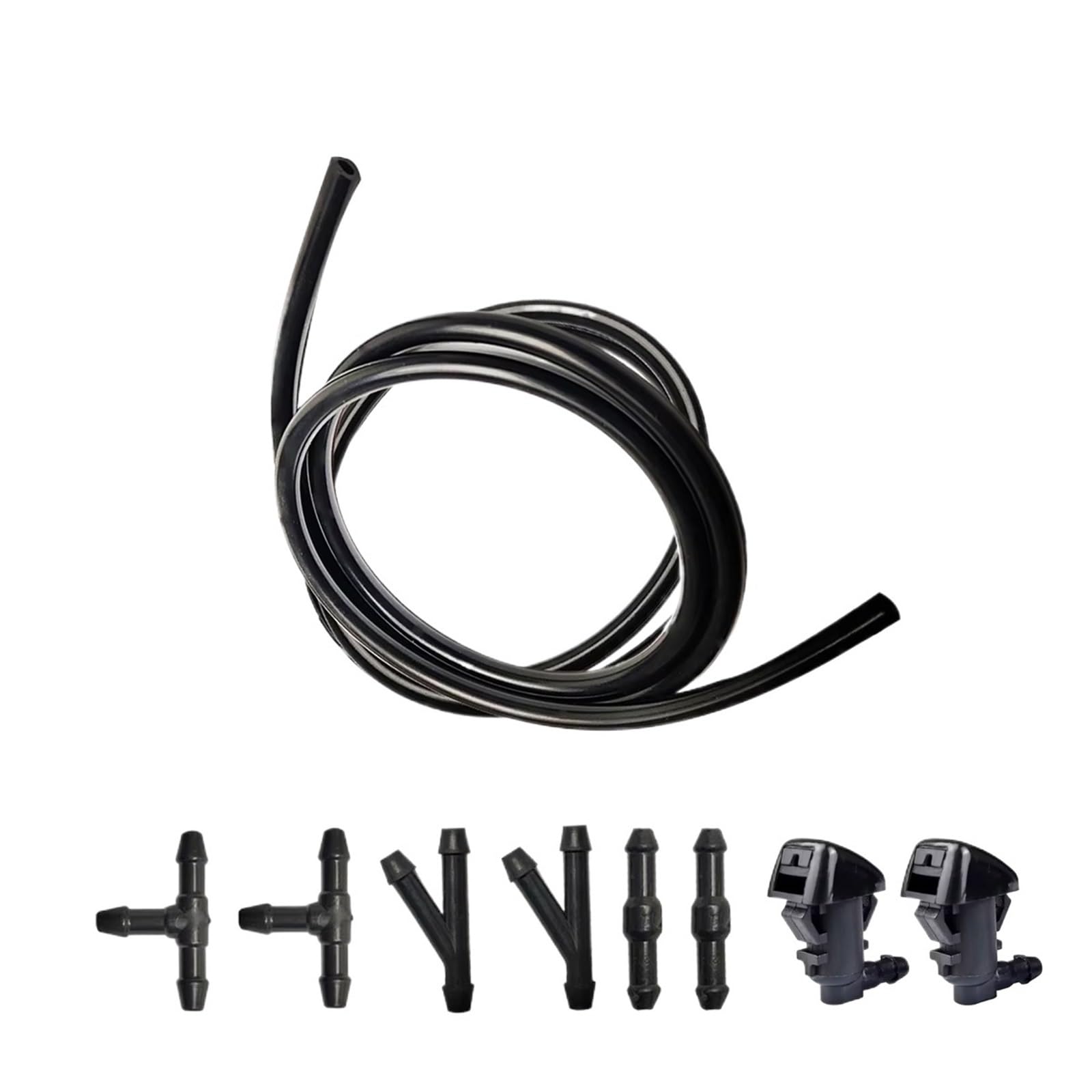 Zhlouytg Rg004 Fit For Jeep Commander Liberty For Dodge Nitro Front Windshield Washer Jet Nozzle 04806312Aa 55157319Aa Front Windshield Spray Nozzles Washer Jet Kit