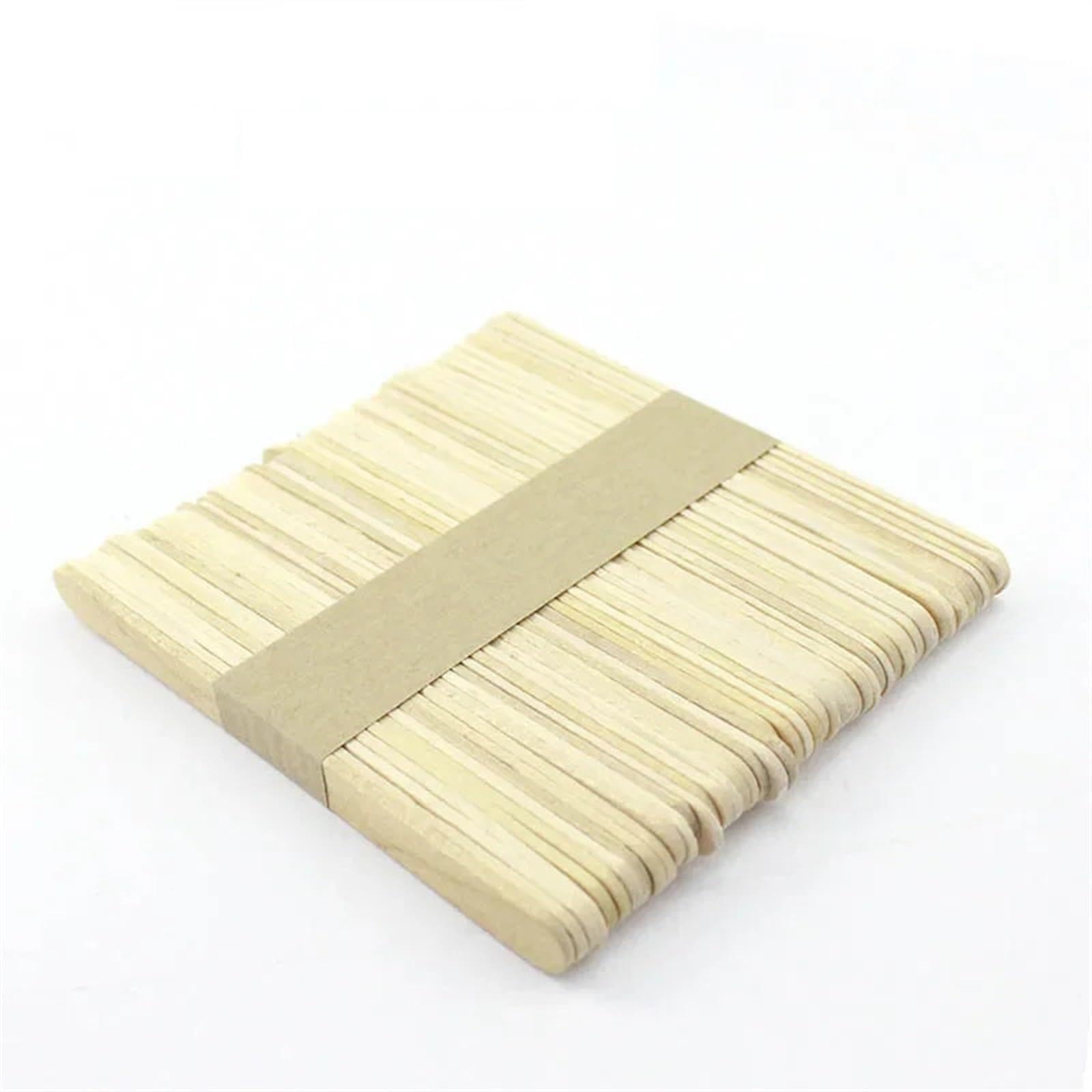 VHJdtE Handcrafted wooden sticks, 500Pcs Natural Wood Craft Sticks Popsicle Colored Wooden(Natural)