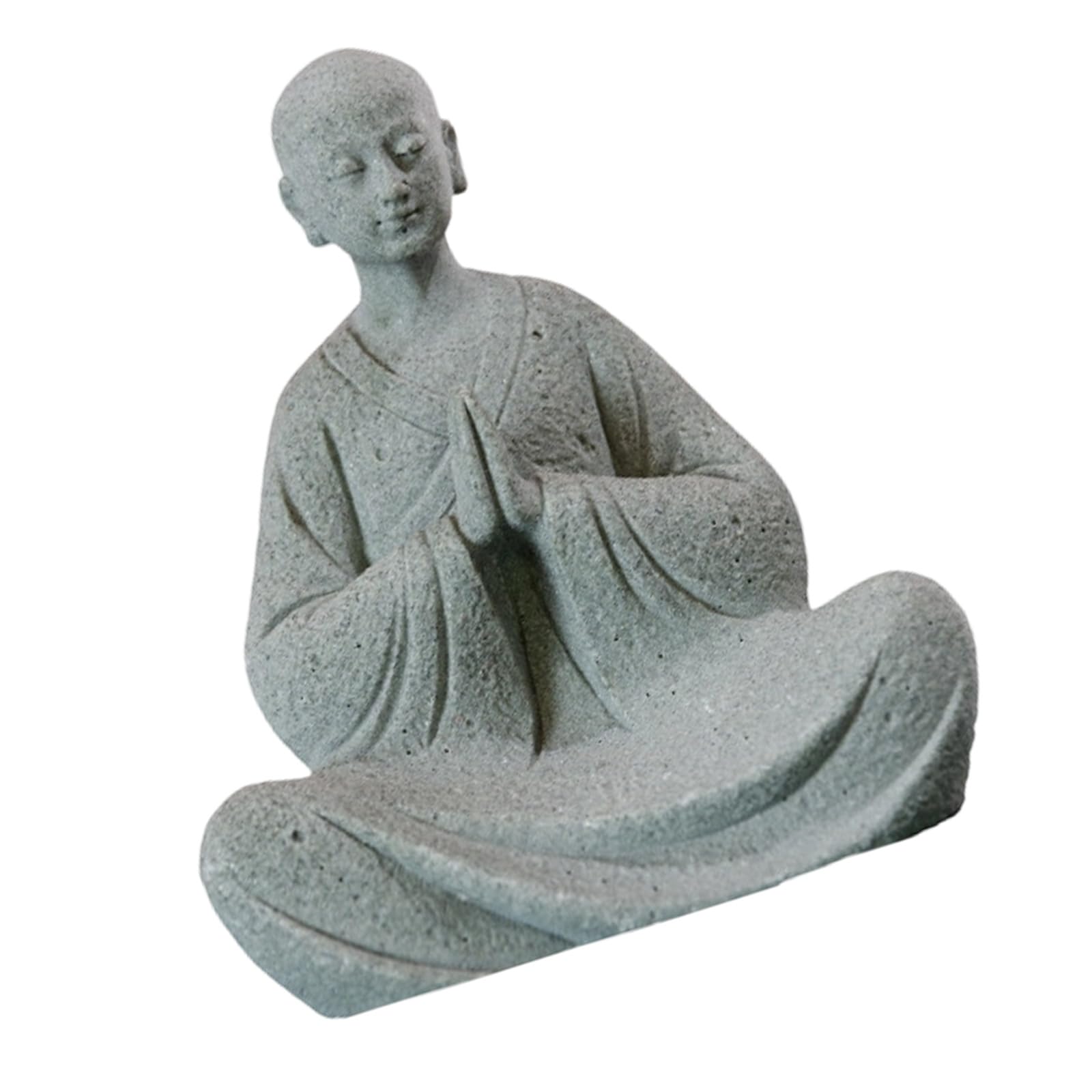 hogtnd Aquarium Decoration, Statues, Figures, Aquariums, Decorations, Sculpture, Ornament for Home, Desk Decoration, Monk Garden Statue
