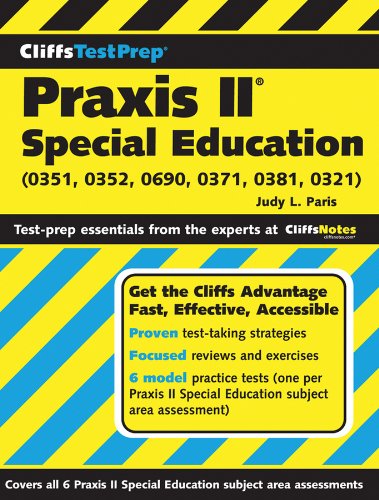 Buy Cliffstestprep Praxis II: Special Education (0351, 0352, 0690, 0371, 0381, 0321) — BookShops.in